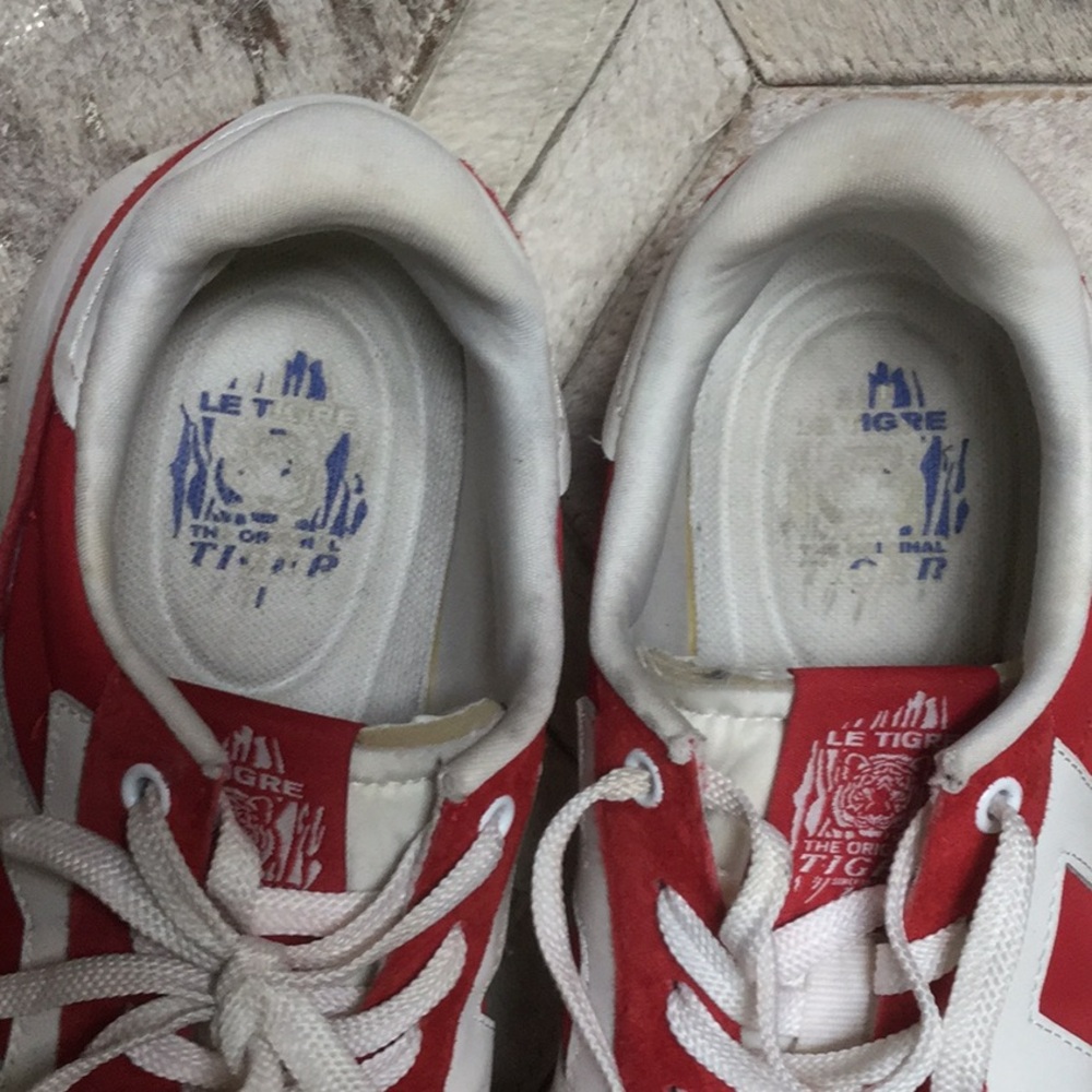 Le tigre tennis shoes red sneaker shoes travel vacay rodeo cowgirl chic brunch - Picture 5 of 9